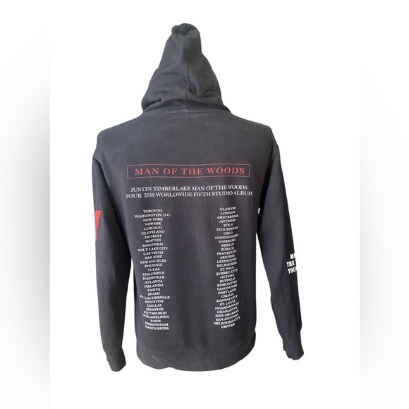 2018 Justin Timberlake Man Of The Woods Tour Hoodie SZ Small - Picture 2 of 6